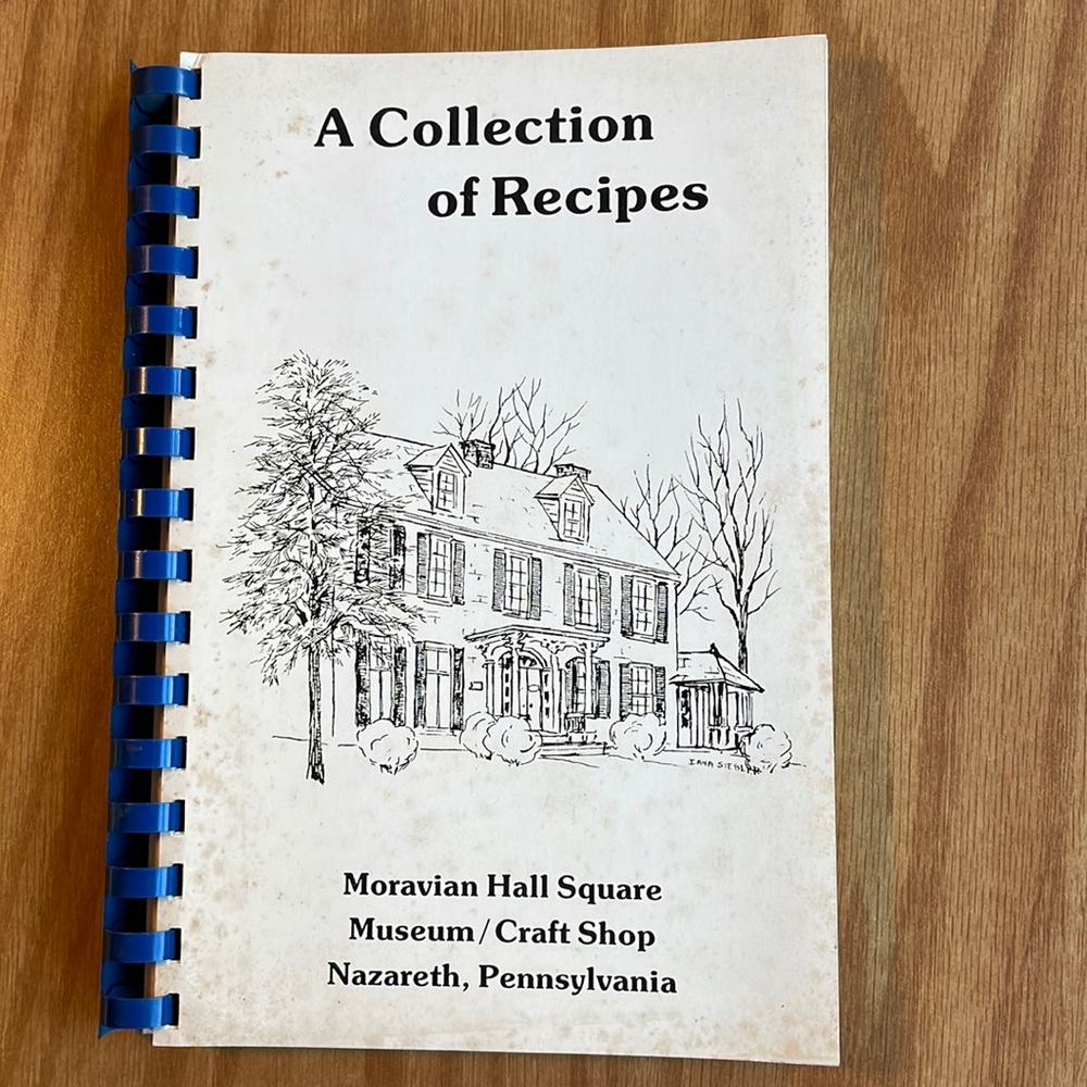 Moravian recipes, Nazareth PA